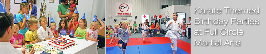 Karate Themed Birthday Parties at FCMA