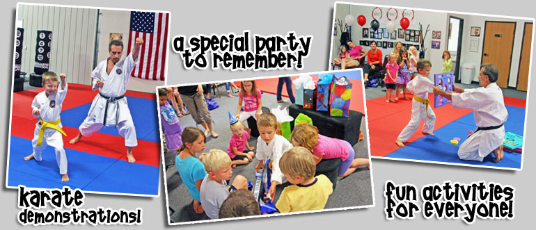 Karate Themed Birthday Parties at FCMA
